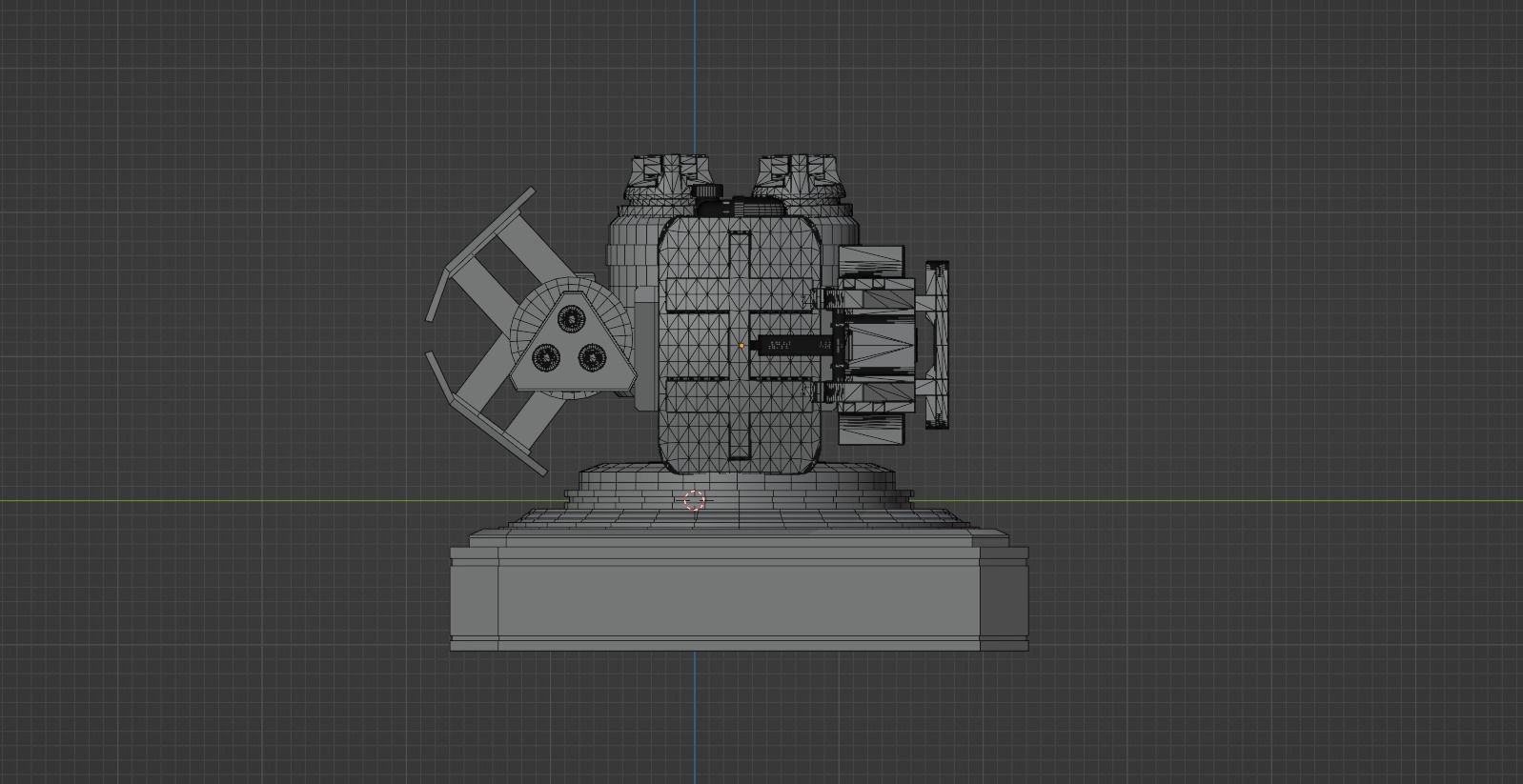 Mech Turret -Textured 3D model_19