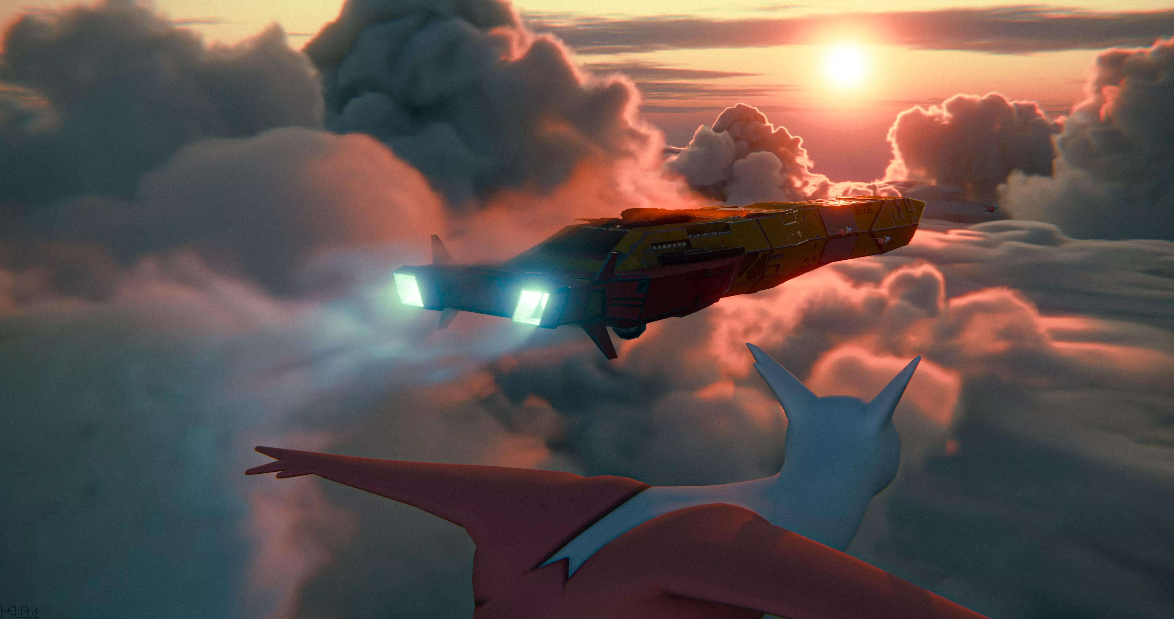 Latias Corvette Class Free 3D model
