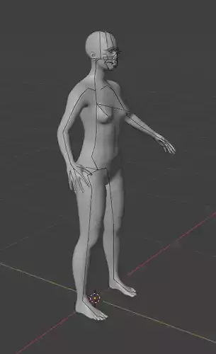Female Model 3D model