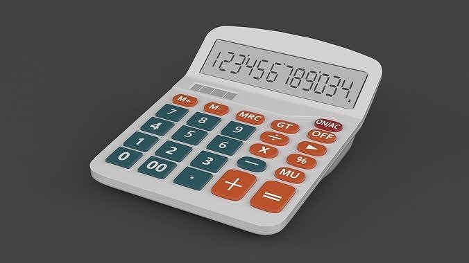 Calculator 3D model