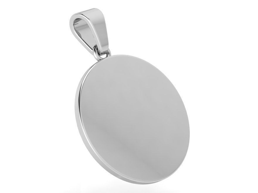 Eye Circle Pendant 4431 3D print model_4