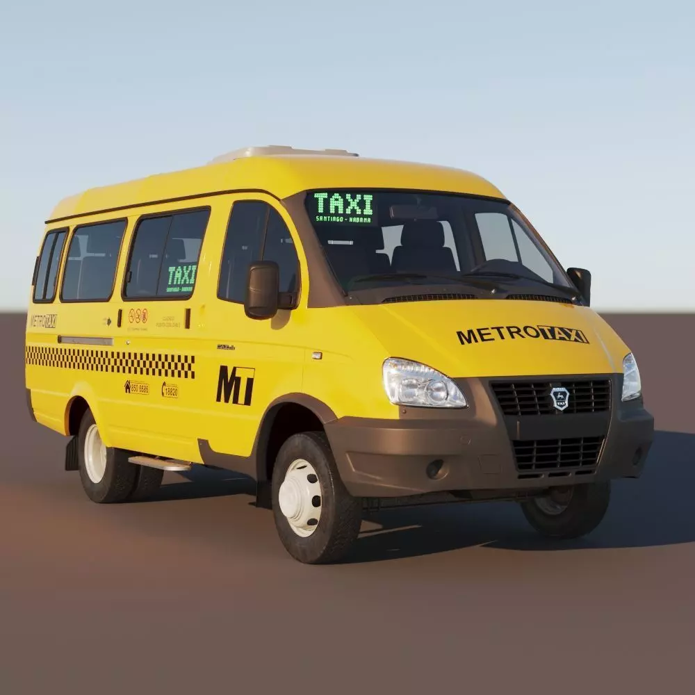 Gazelle 2705 Commuter Taxi 3D model