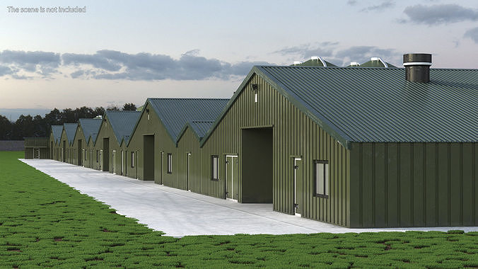 Chicken Farm 3D model