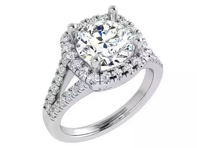 Halo Split Shank Ring 4435