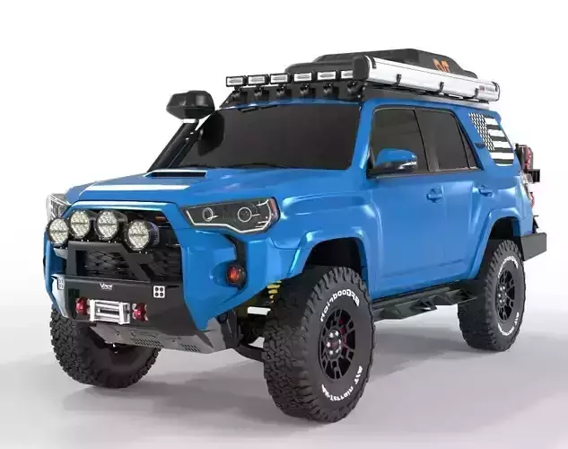 Toyota 4Runner 2020 SR5 Viper Accessories Edition 3D model