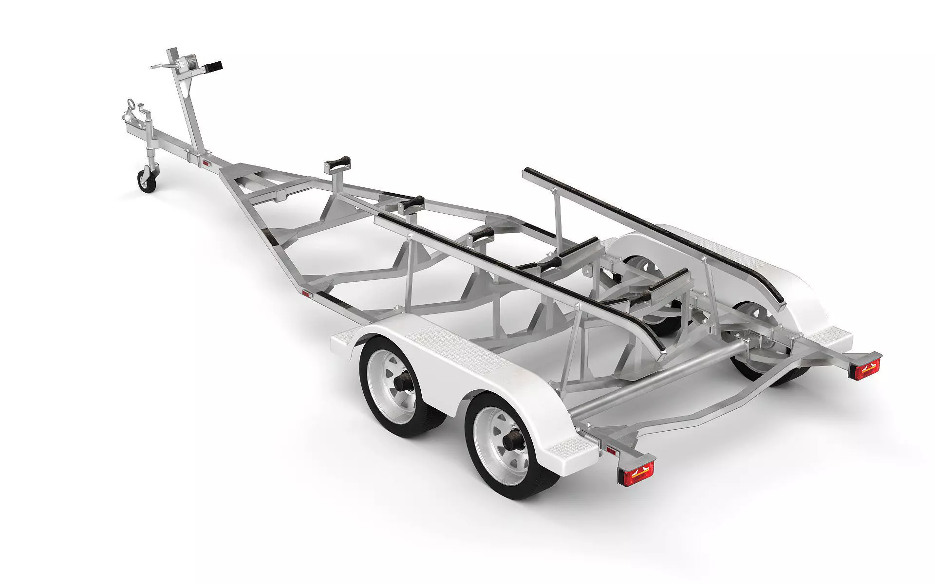 Boat Trailer 01 3D model_0