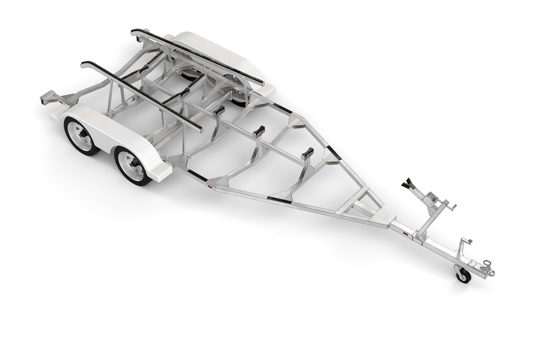 Boat Trailer 01 3D model_3