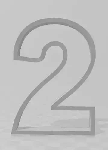 3D MODEL NUMBER 2 CUTTER