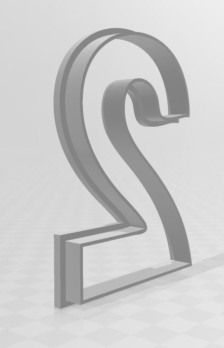 3D MODEL NUMBER 2 CUTTER 3D print model_2