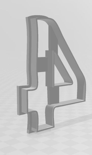 3D MODEL CUTTER NUMBER 4 3D print model_2