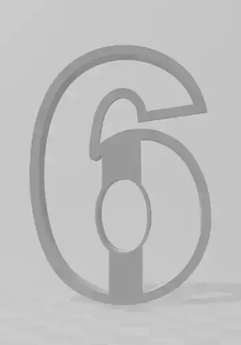 3D MODEL CUTTER NUMBER 6