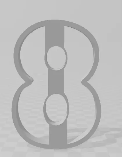 3D MODEL CUTTER NUMBER 8 3D print model_0