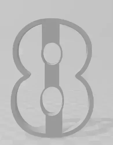 3D MODEL CUTTER NUMBER 8