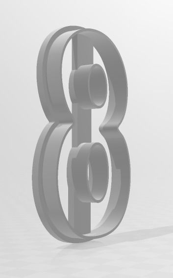 3D MODEL CUTTER NUMBER 8 3D print model_2