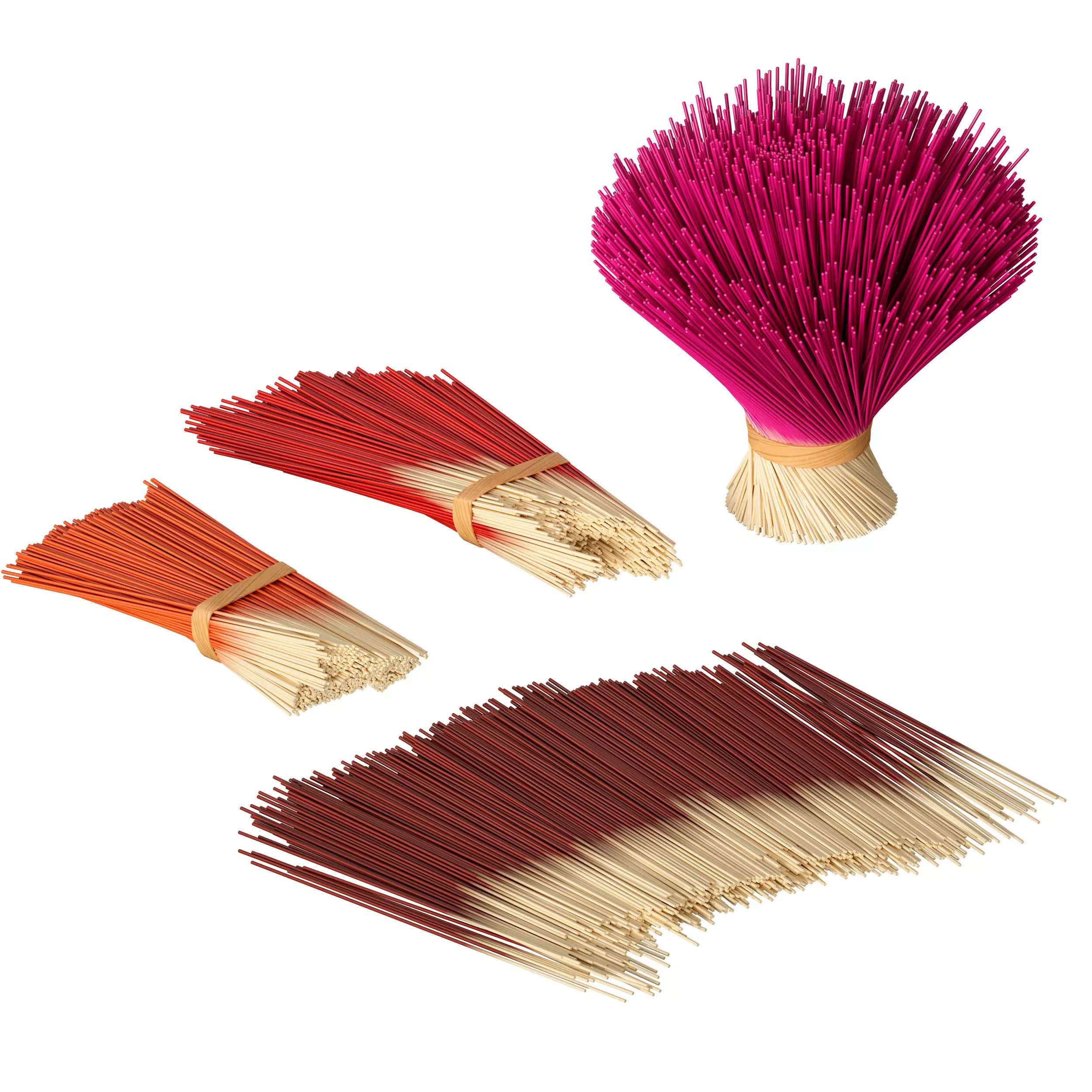 Incense sticks incense bundle sheaf 3D model