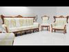 Classic sofa and chair 3D model_1