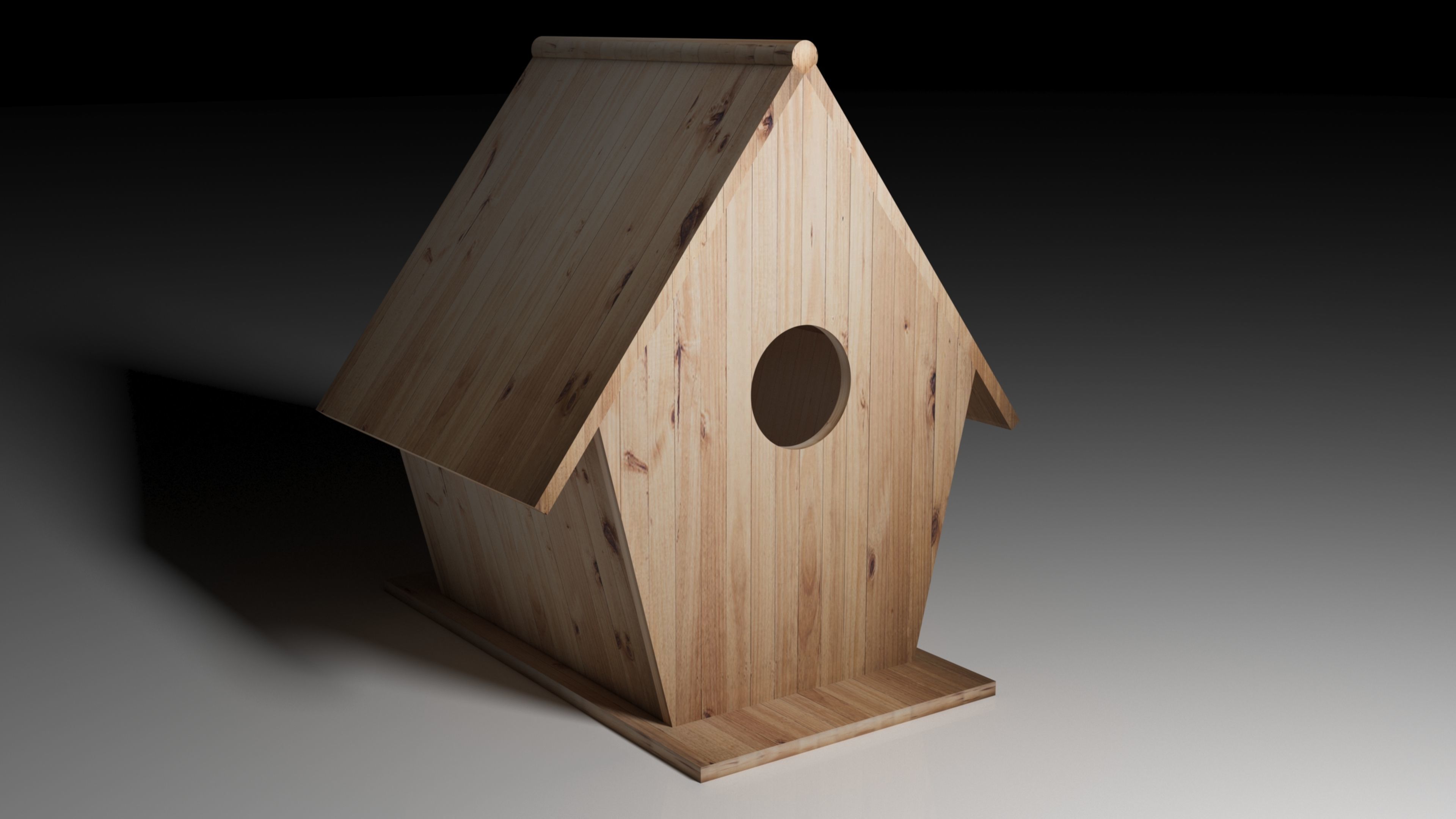 Bird House 3D model_1