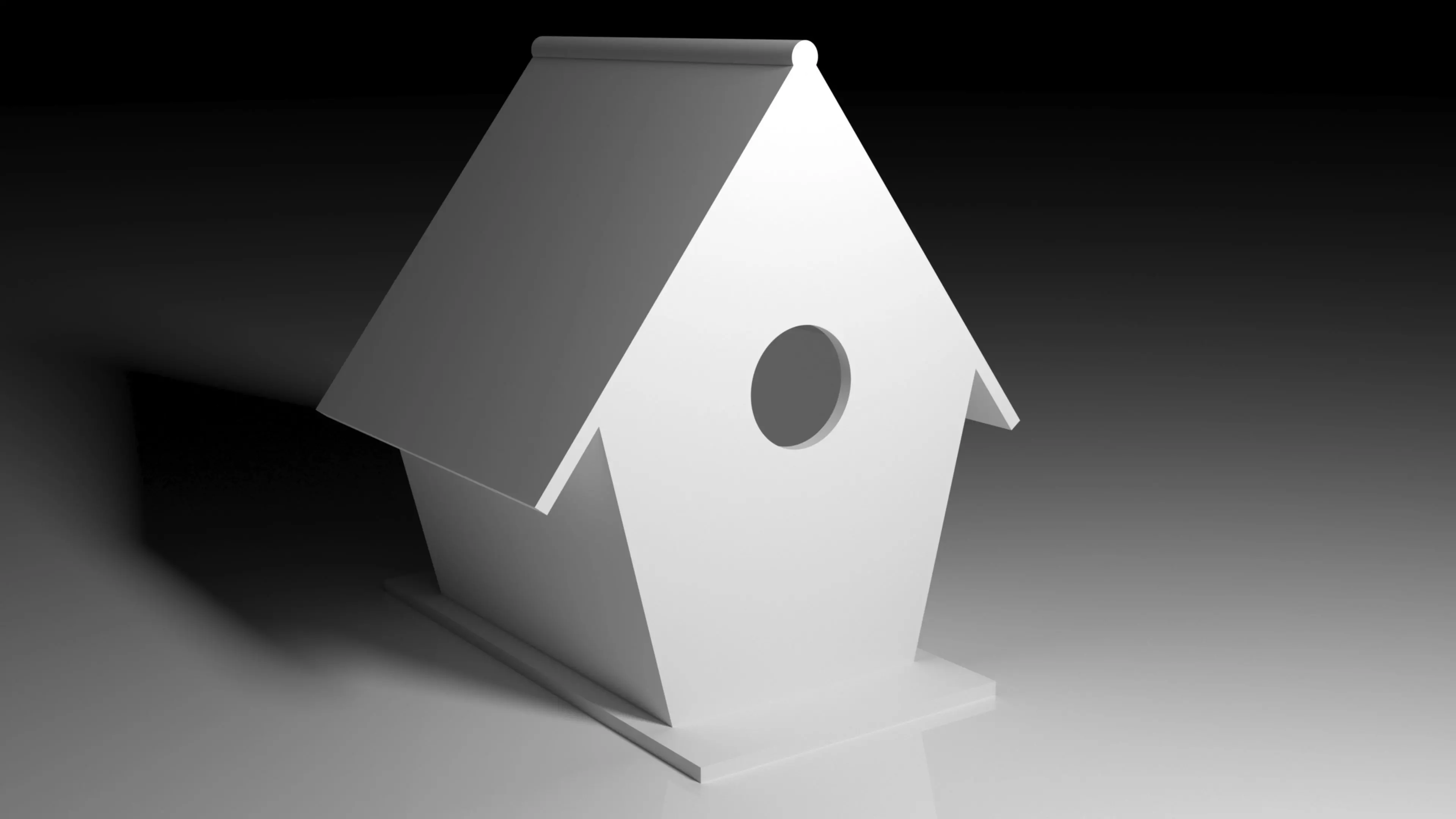 Bird House 3D model_0