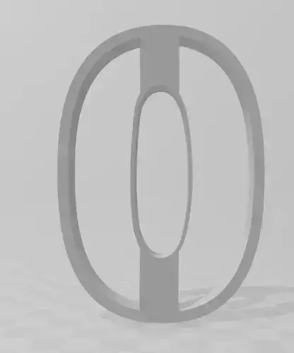 3D MODEL CUTTER NUMBER 0-9