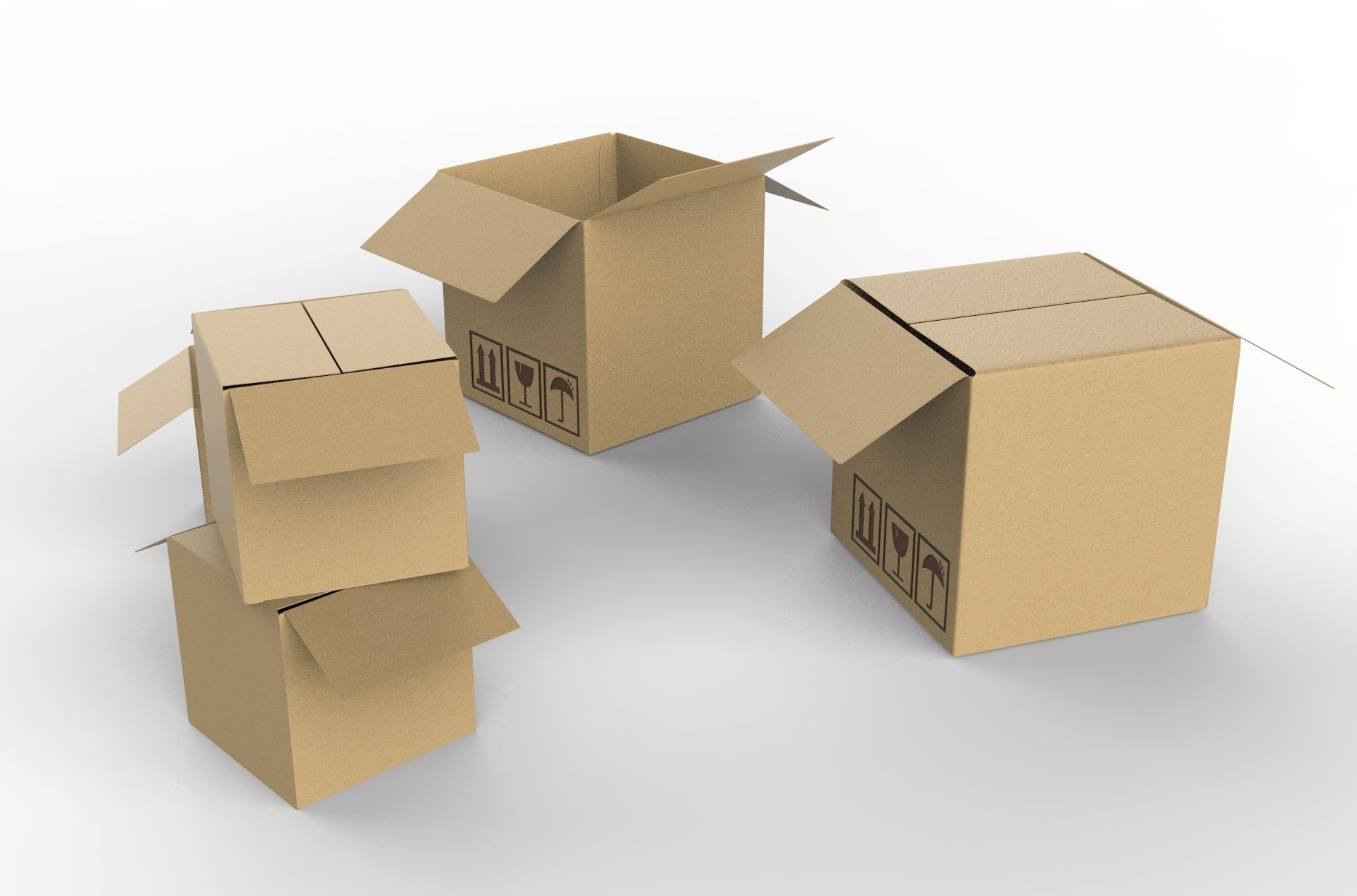 PACKGAGE BOX 02 3D model_21