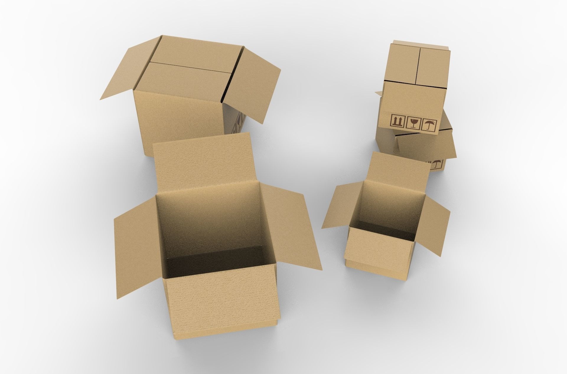 PACKGAGE BOX 02 3D model_14