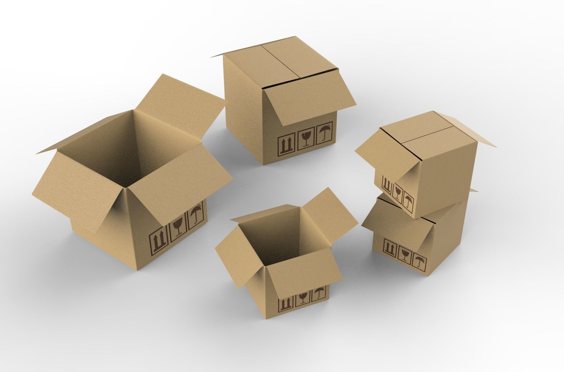 PACKGAGE BOX 02 3D model_16