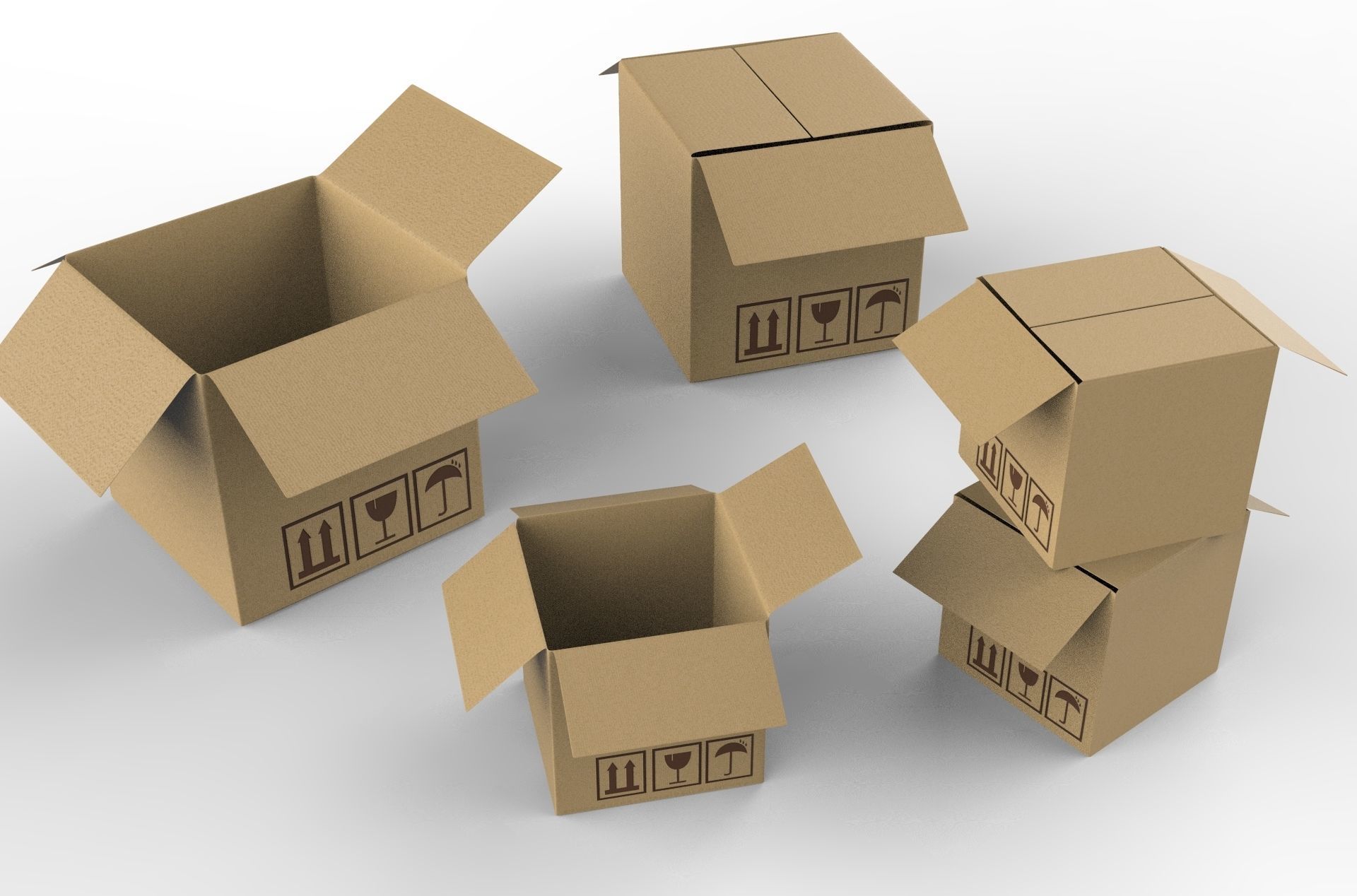 PACKGAGE BOX 02 3D model_17