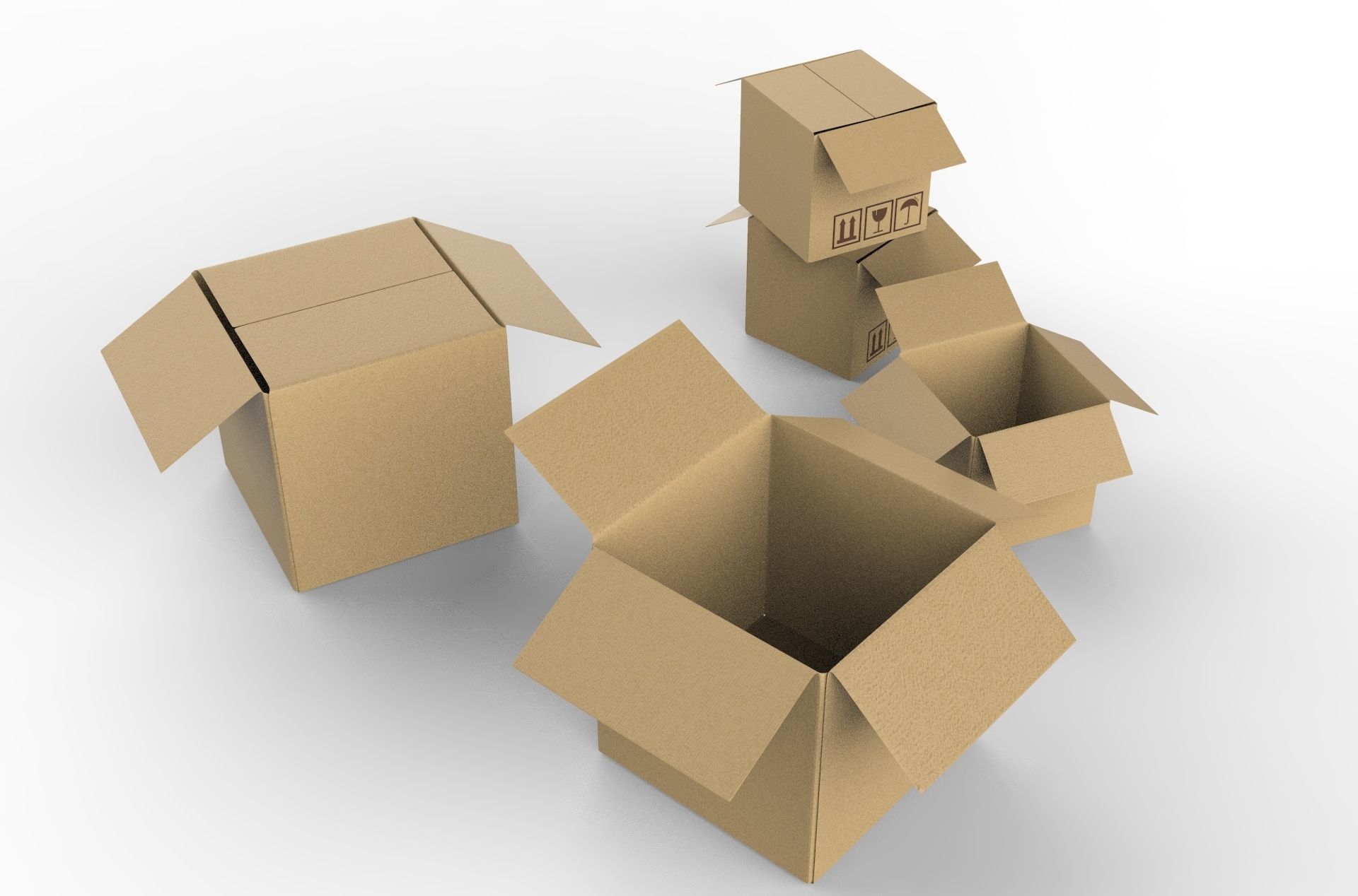 PACKGAGE BOX 02 3D model_13