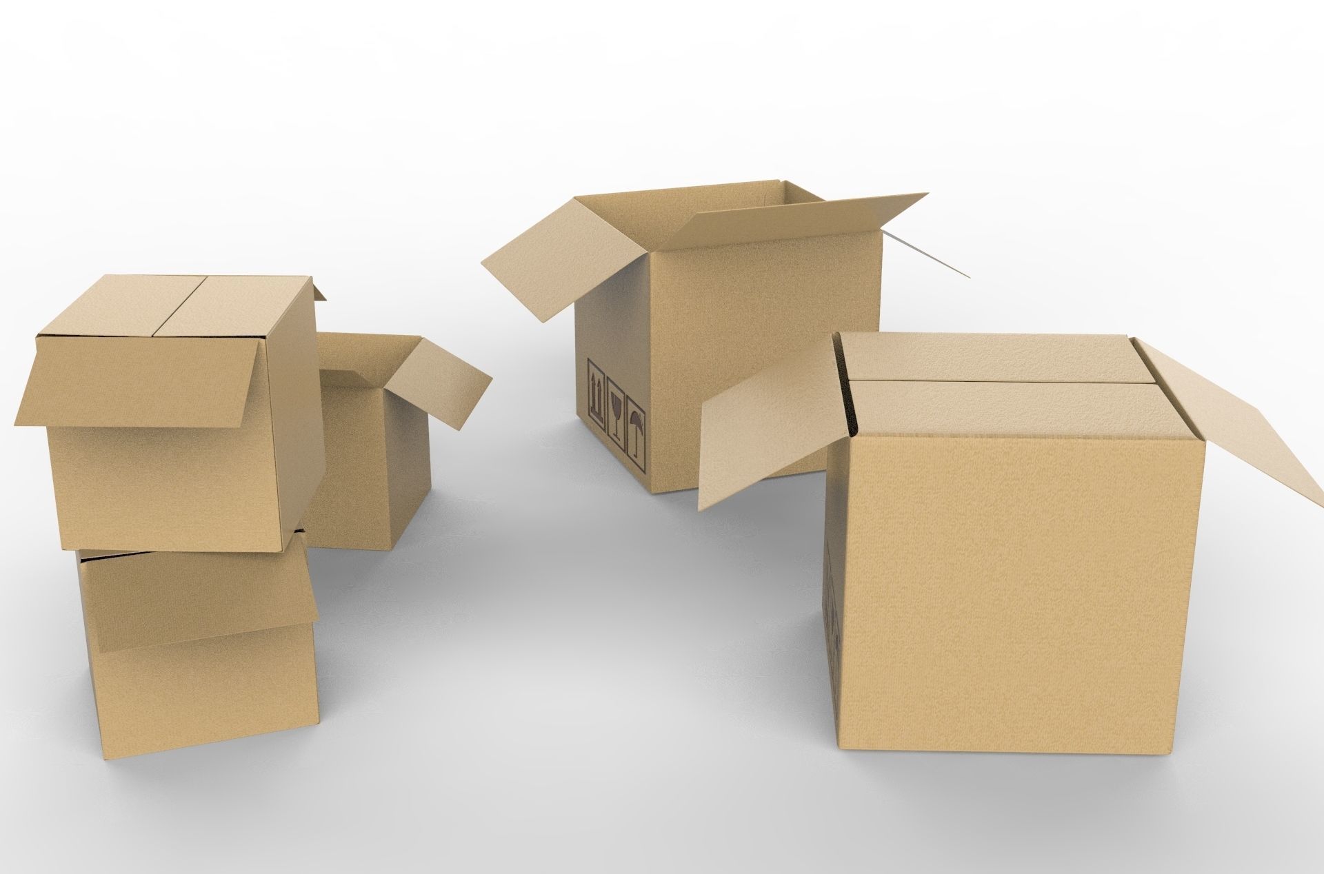 PACKGAGE BOX 02 3D model_22