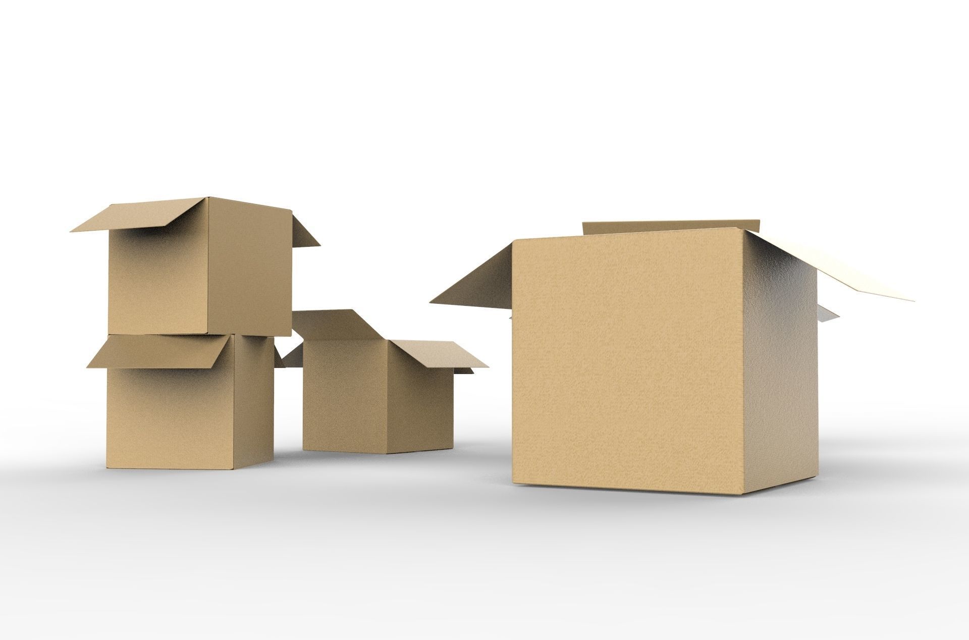 PACKGAGE BOX 02 3D model_10