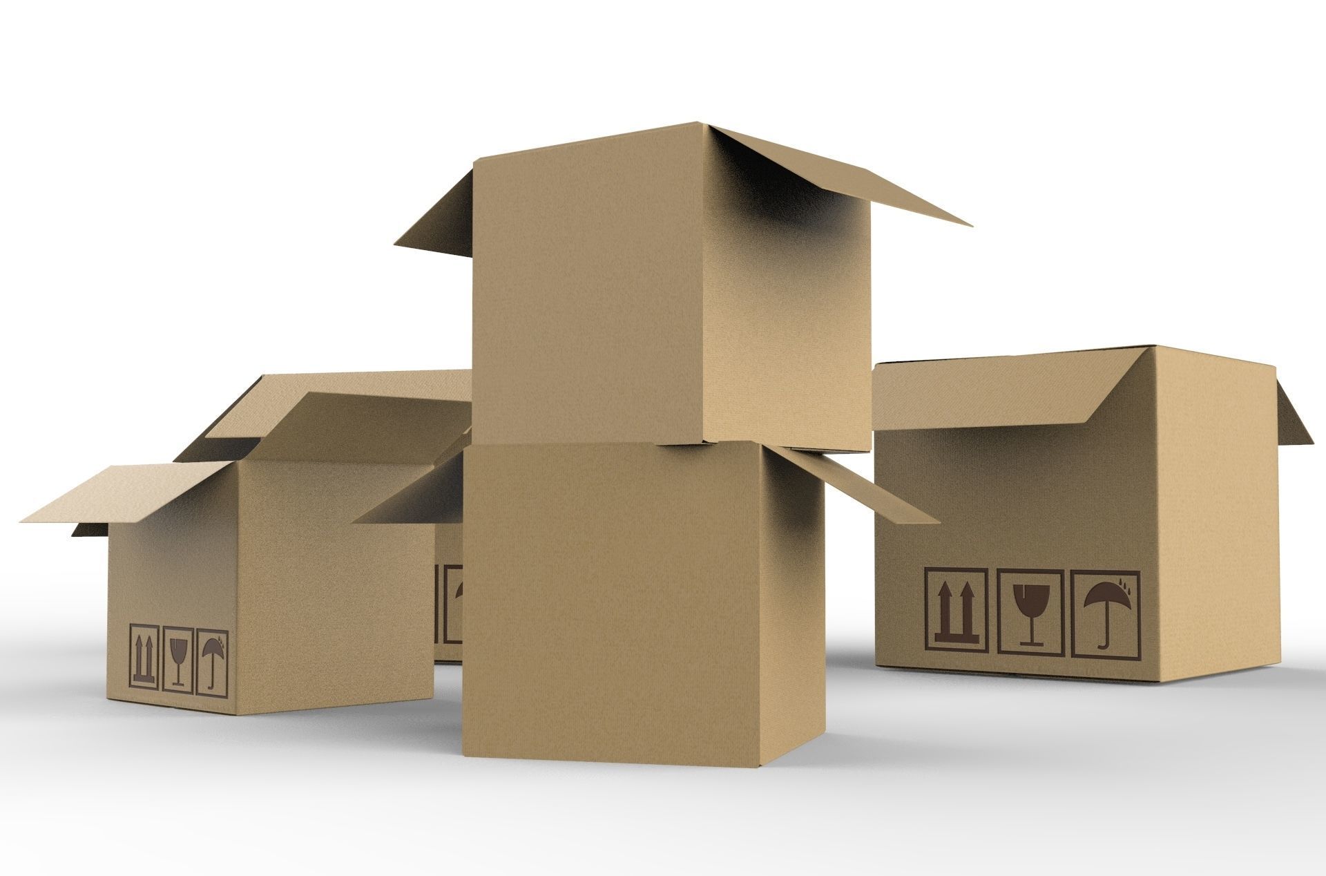 PACKGAGE BOX 02 3D model_9