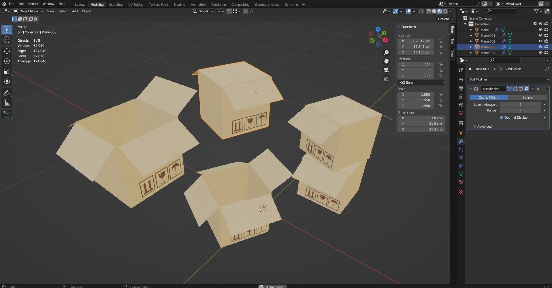 PACKGAGE BOX 02 3D model_3