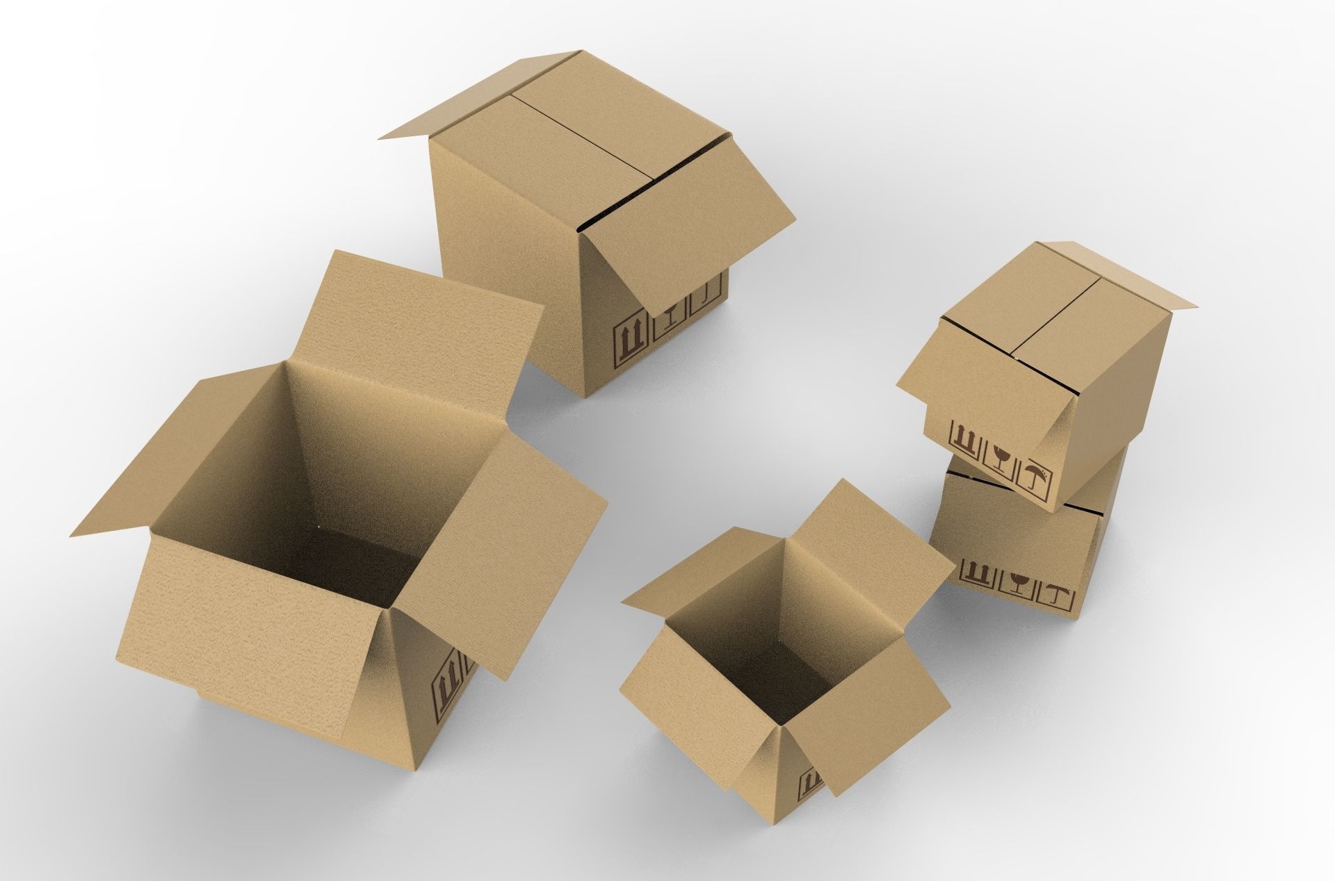 PACKGAGE BOX 02 3D model_15