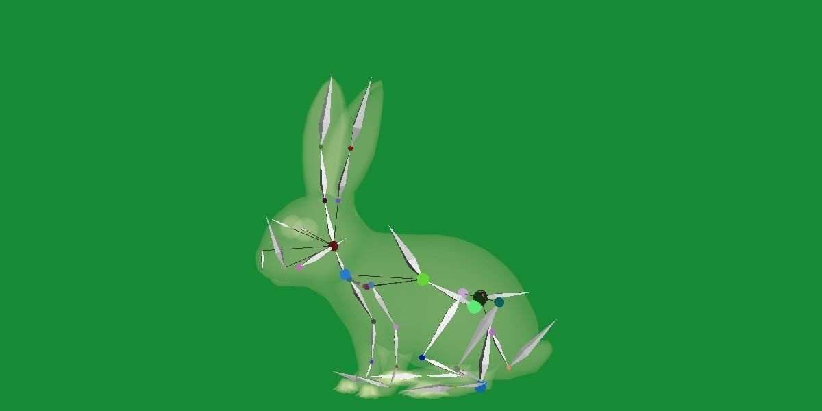 Easter Bunny Rabbit Low-poly 3D model_26