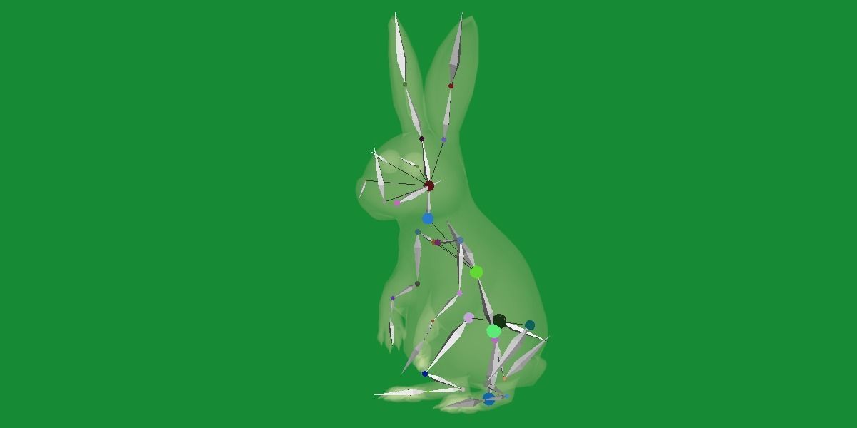 Easter Bunny Rabbit Low-poly 3D model_25
