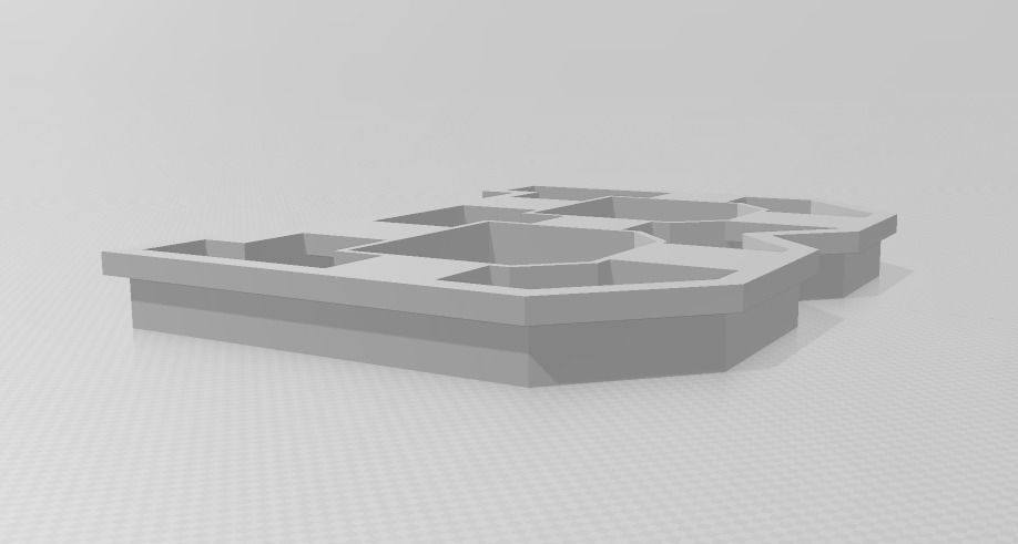 3D MODEL CUTTER LETTER B  3D print model_2