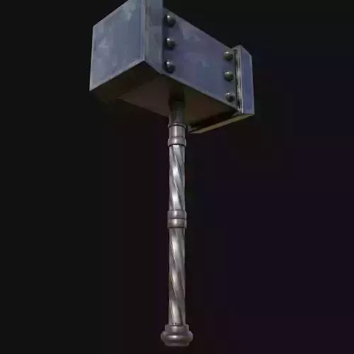 High Fidelity 3D Model of Dead Blow Hammer