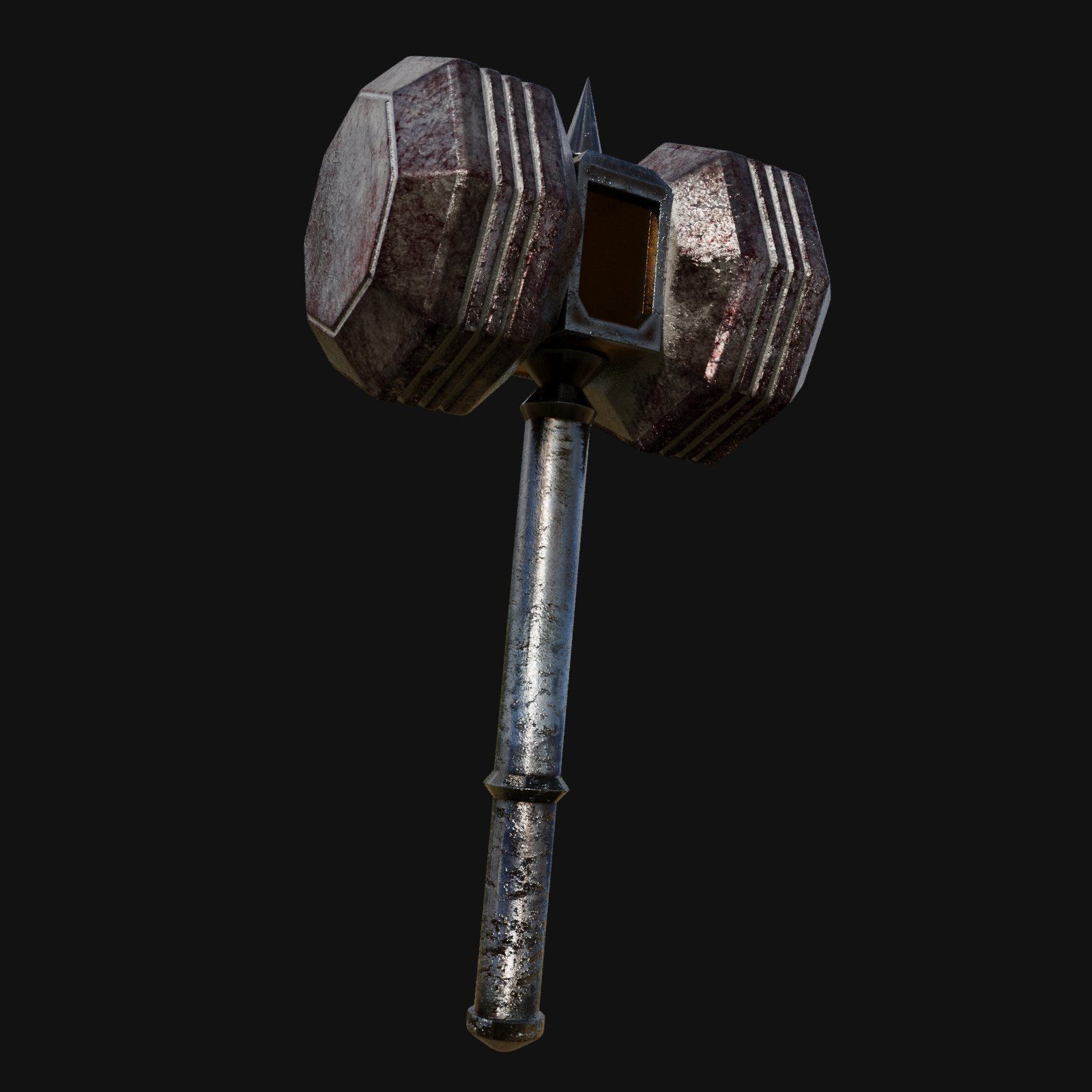 Vintage Inspired 3D Model of Claw Hammer 3D model_5