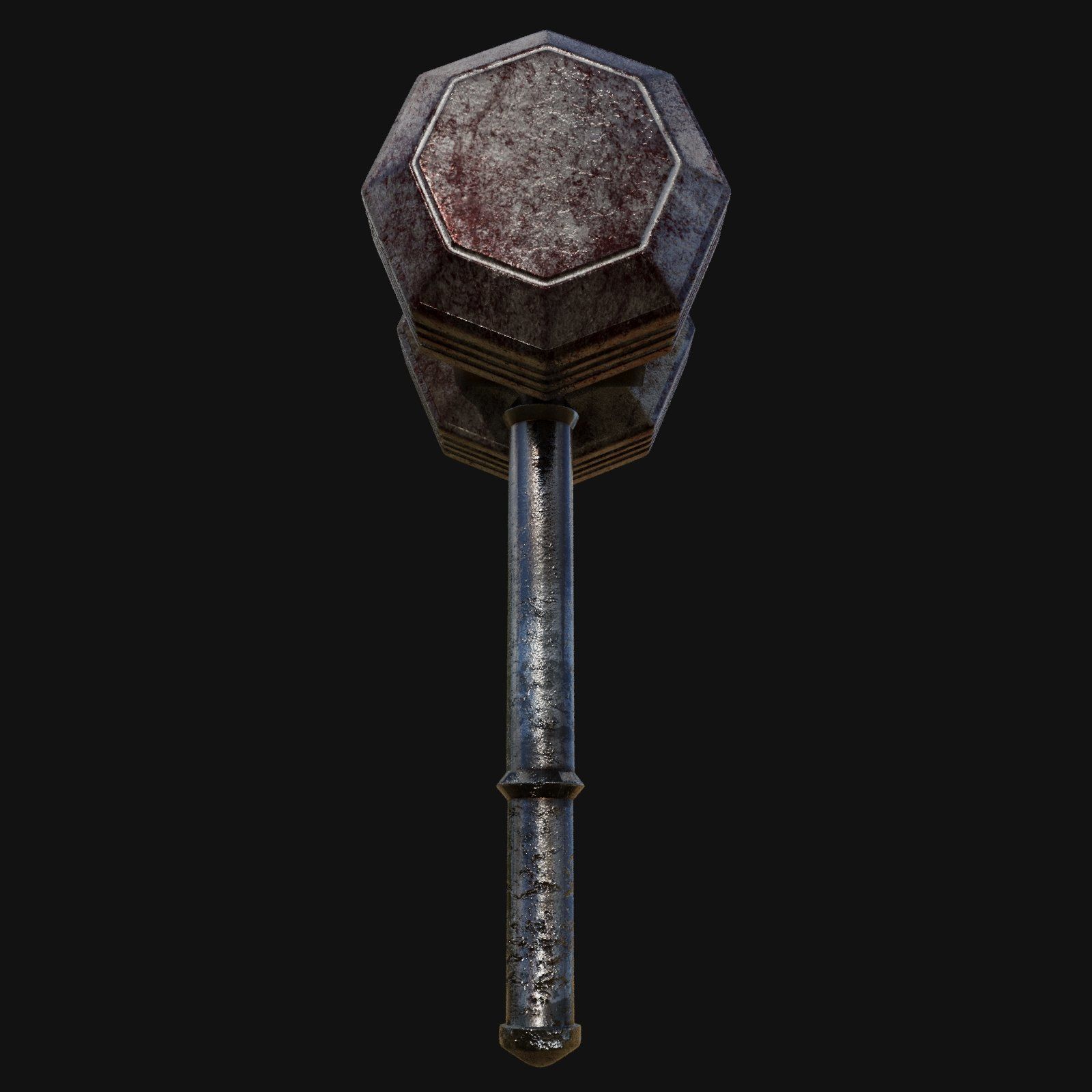 Vintage Inspired 3D Model of Claw Hammer 3D model_8