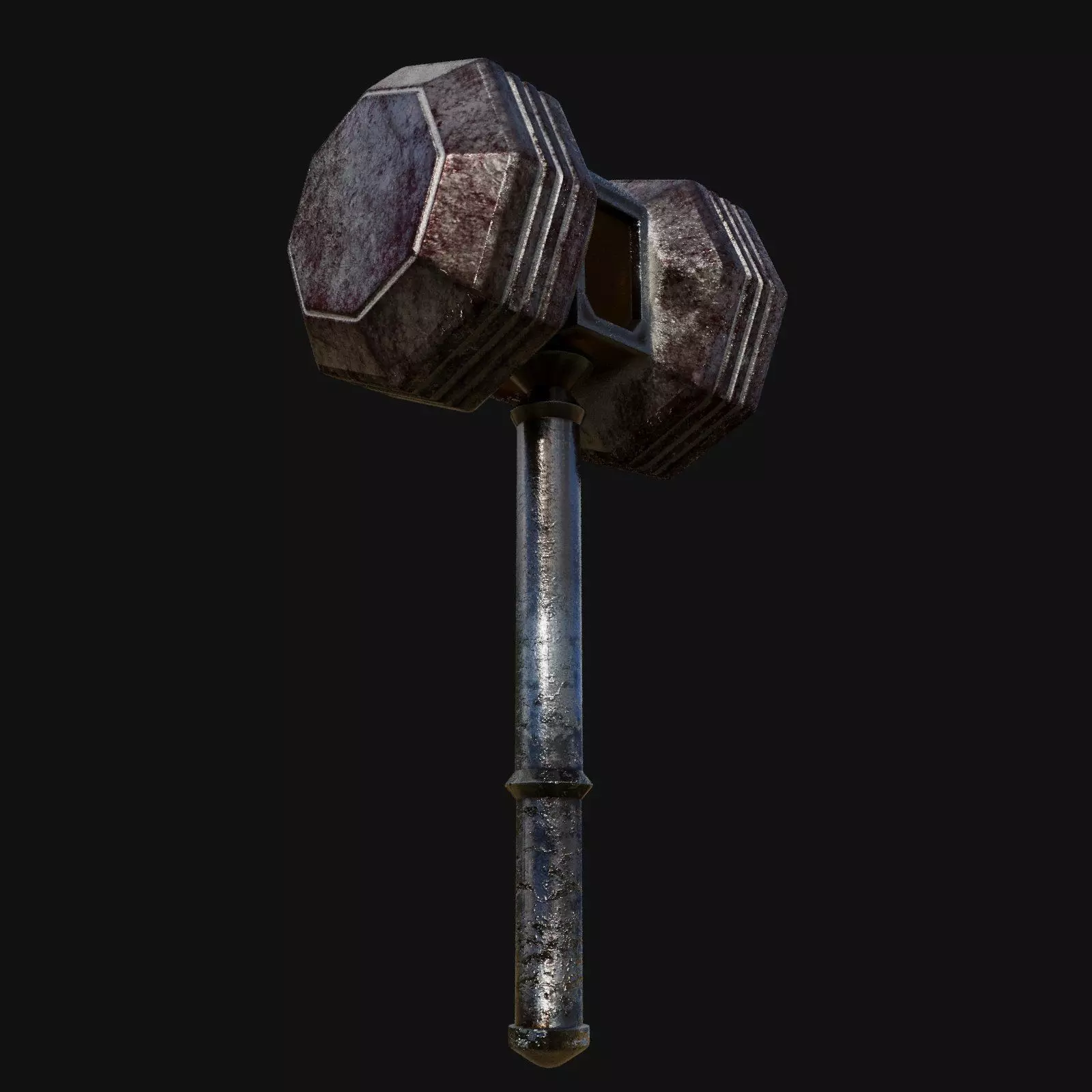 Vintage Inspired 3D Model of Claw Hammer 3D model_0