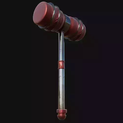 Professional 3D Model of Carpenters Hammer