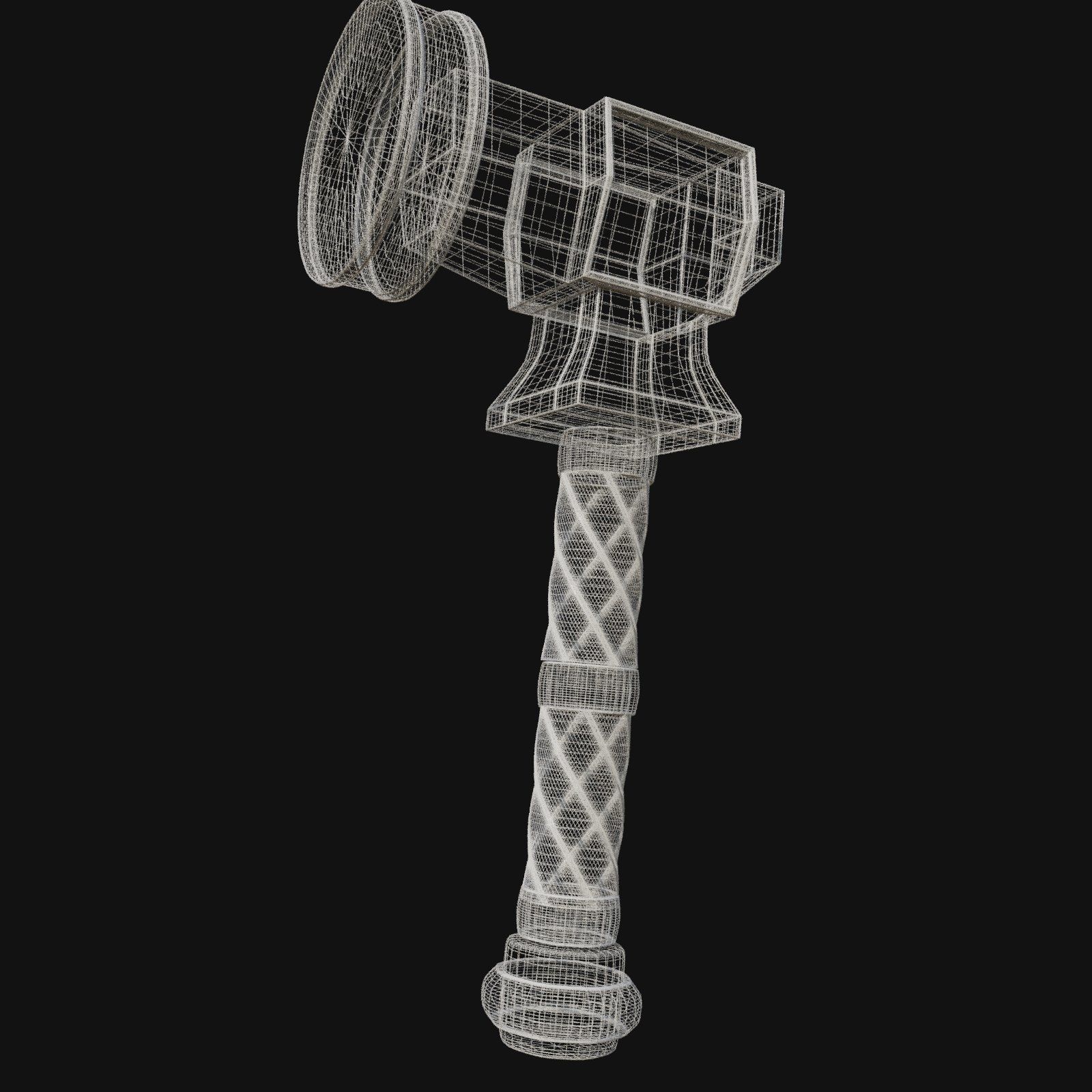Archaeological Essential 3D Model of Excavation Hammer 3D model_7