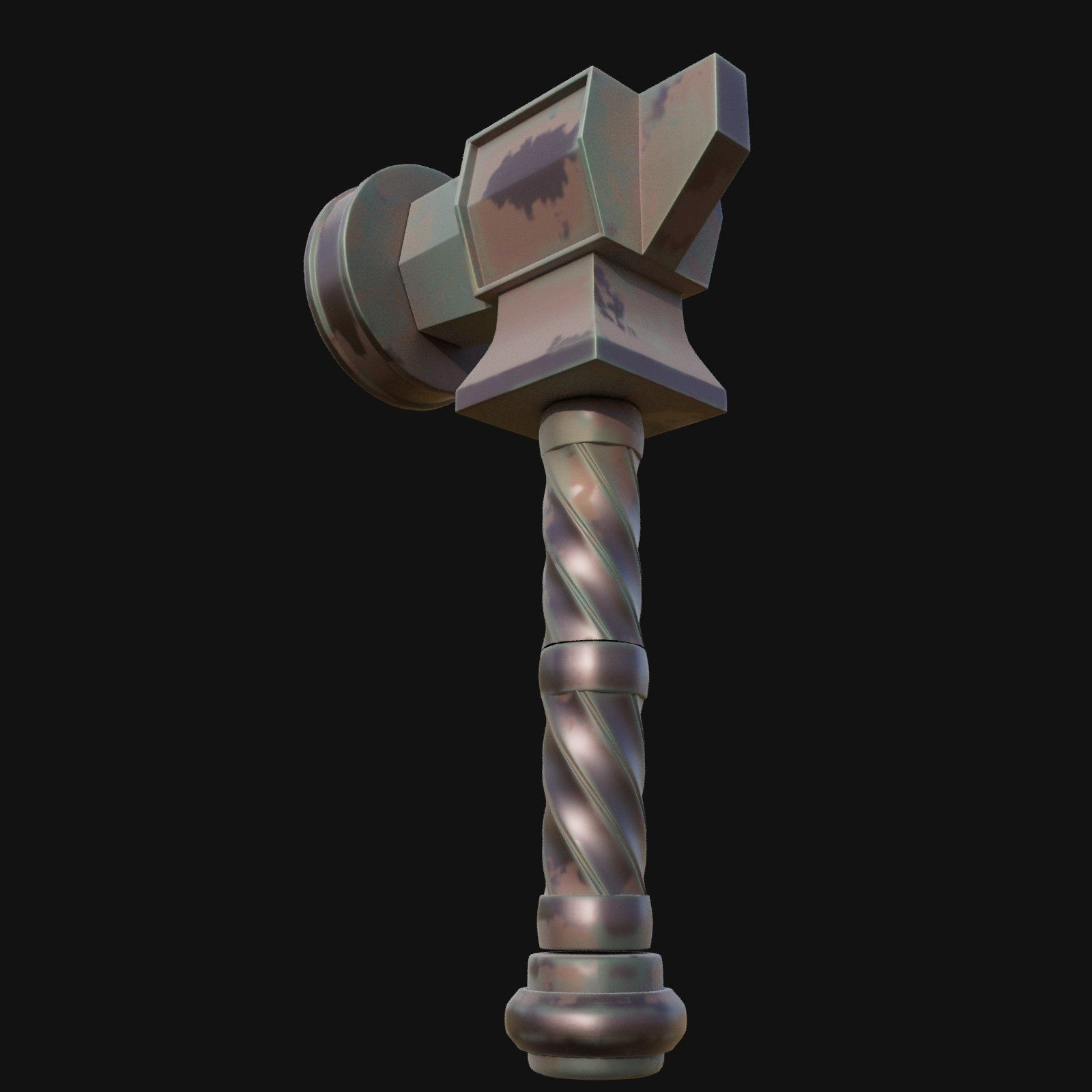Archaeological Essential 3D Model of Excavation Hammer 3D model_3