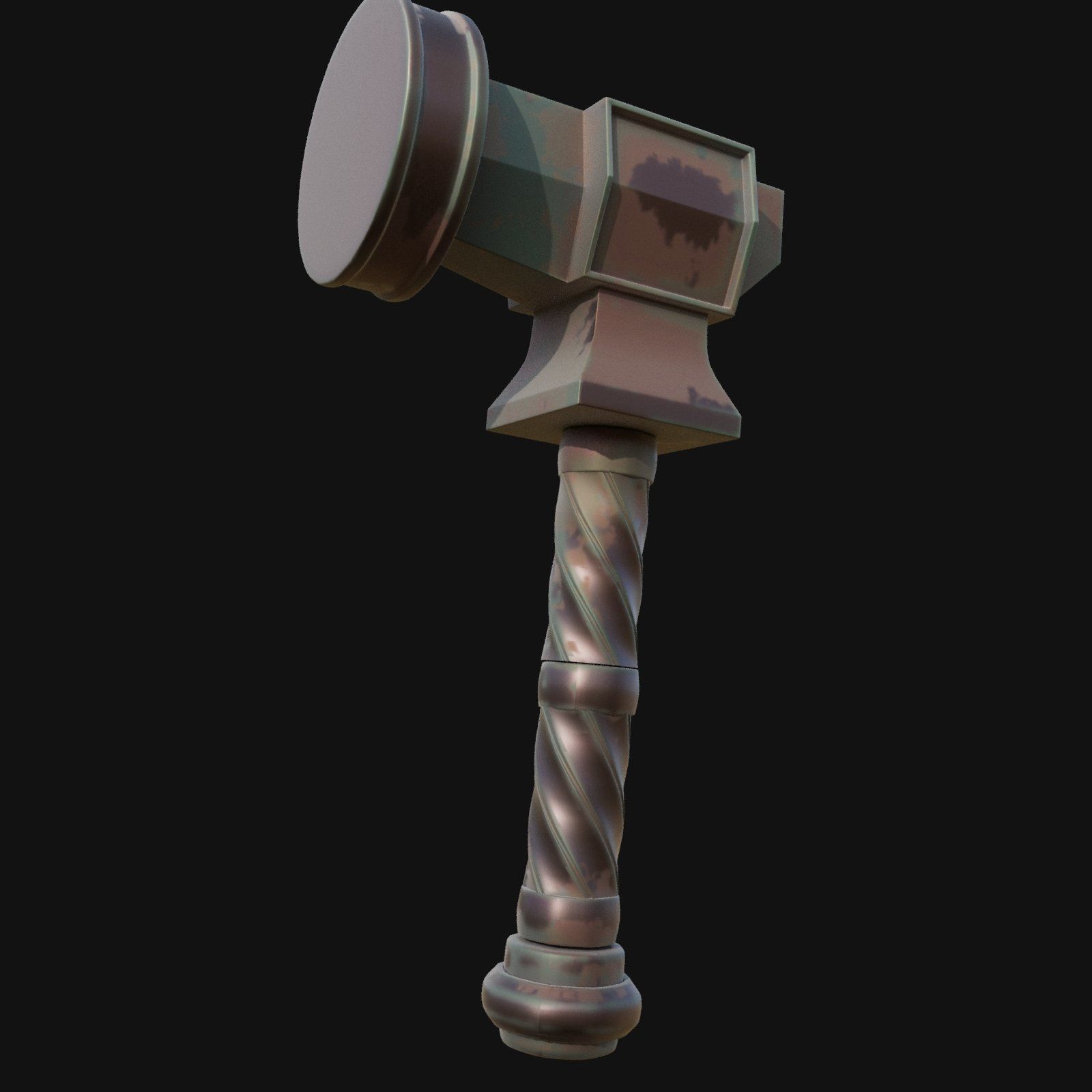 Archaeological Essential 3D Model of Excavation Hammer 3D model_4
