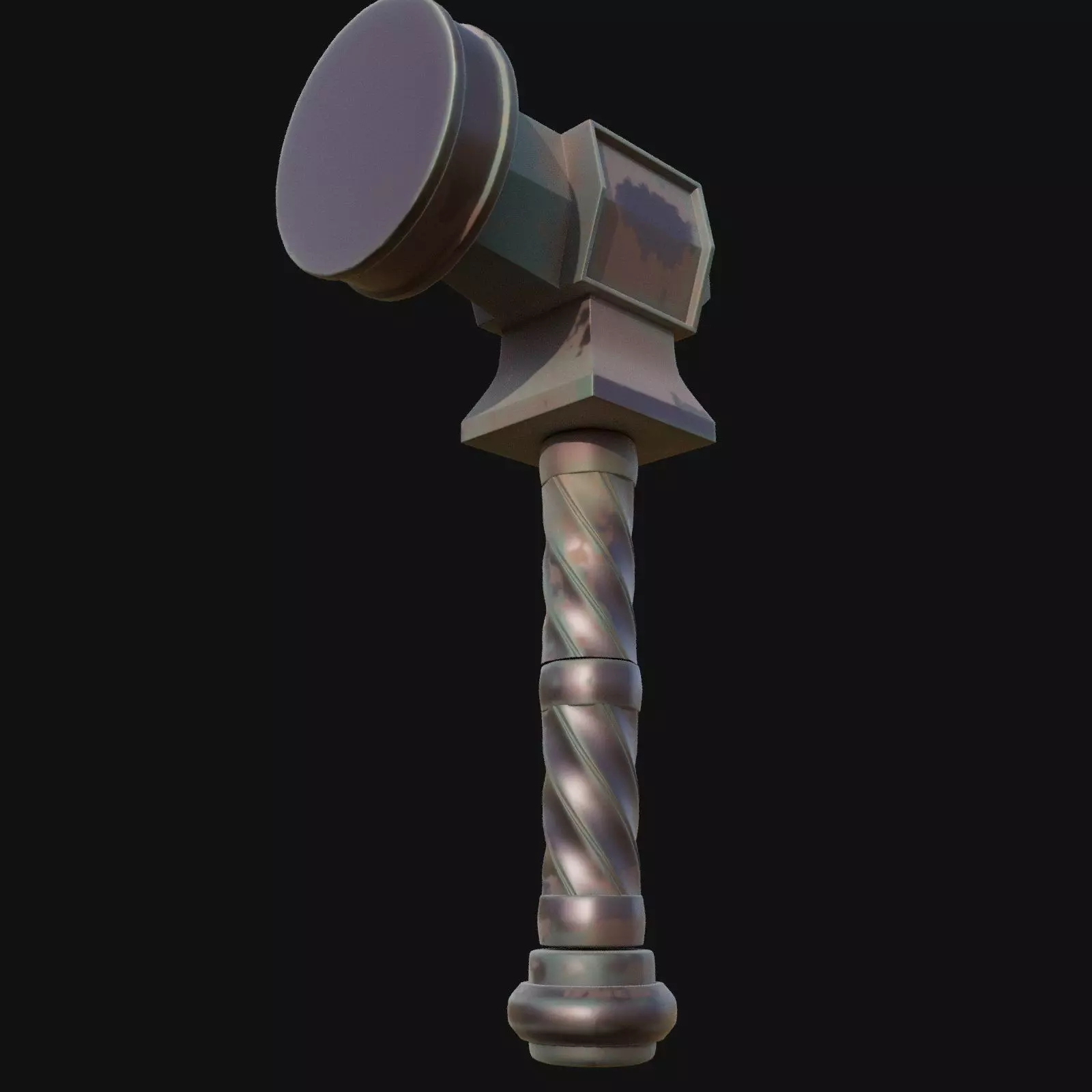 Archaeological Essential 3D Model of Excavation Hammer 3D model_0