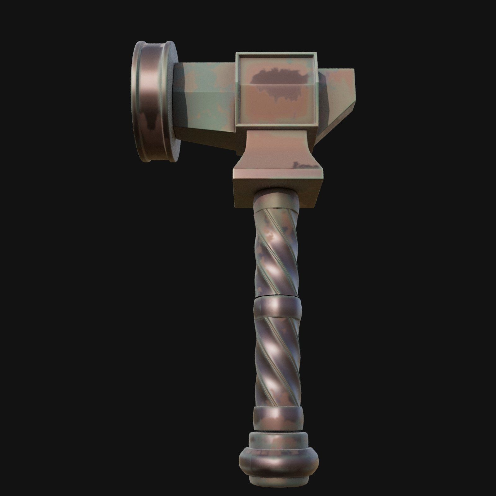 Archaeological Essential 3D Model of Excavation Hammer 3D model_8