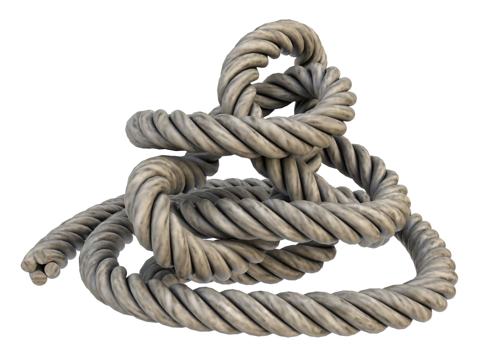 Rope 01 3D model | CGTrader