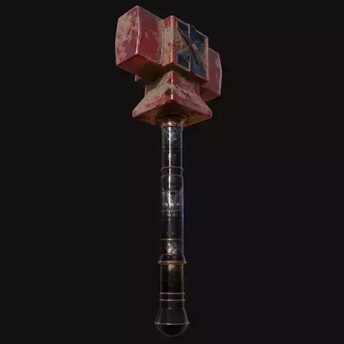 Specialized Tool for Precision Work 3D Model of Jewelers Hammer