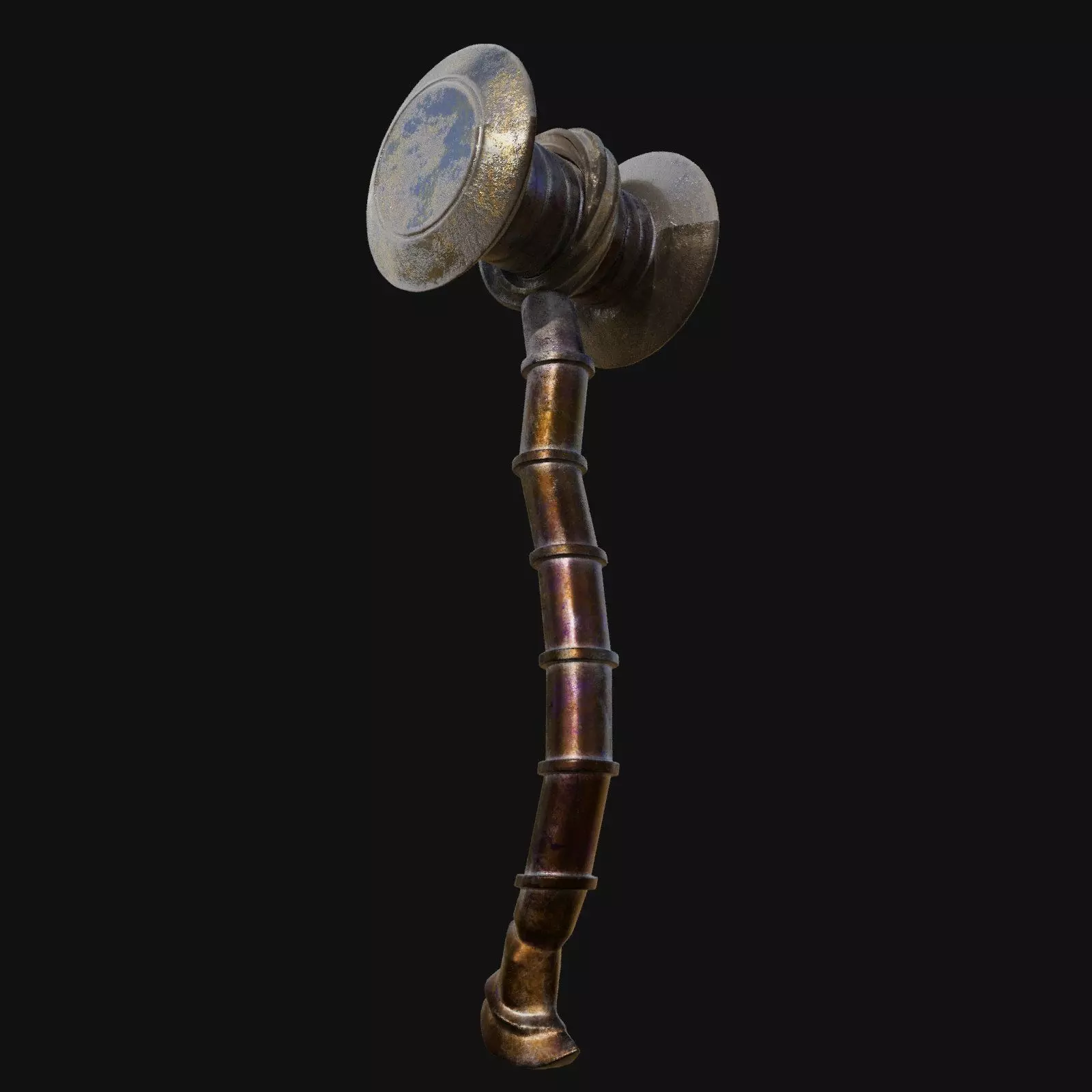 Minimalist Design 3D Model of Japanese Hammer 3D model