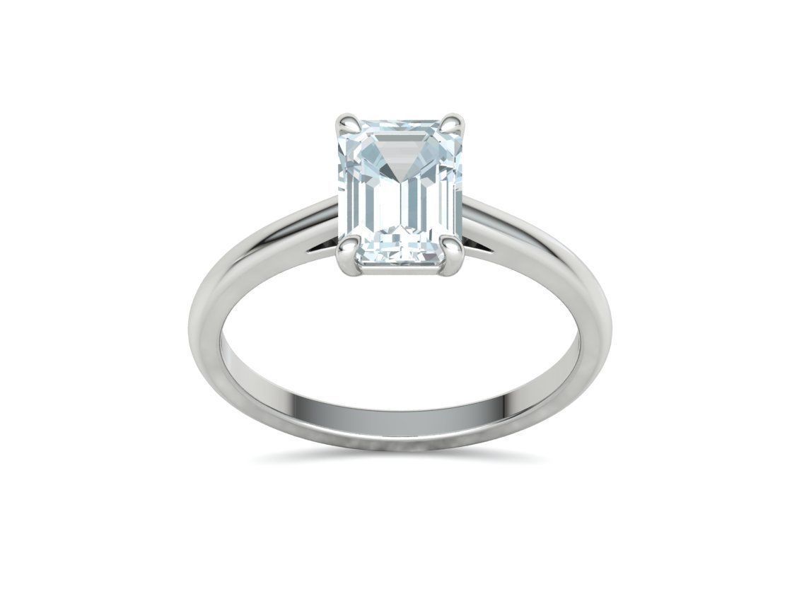 Emerald Solitaire Rings Collection 8x6 stone and 7x5 _54